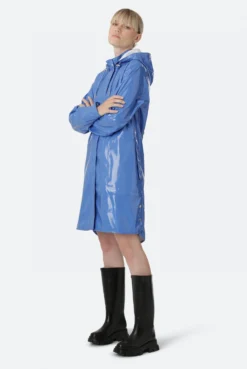 Ilse Jacobsen RAIN71G A'Line Raincoat - Light Regatta