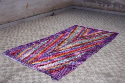 escape Purple Boucherouite Rug 11 escape Purple Boucherouite Rug