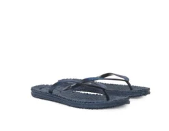 Ilse Jacobsen Glitter Flip Flops - Indigo Blue