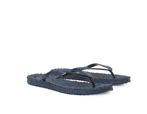 Ilse Jacobsen Glitter Flip Flops - Indigo Blue 3 Ilse Jacobsen Glitter Flip Flops - Indigo Blue