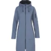 Ilse Jacobsen Long Raincoat - Blue Grayness 1 Ilse Jacobsen Long Raincoat - Blue Grayness