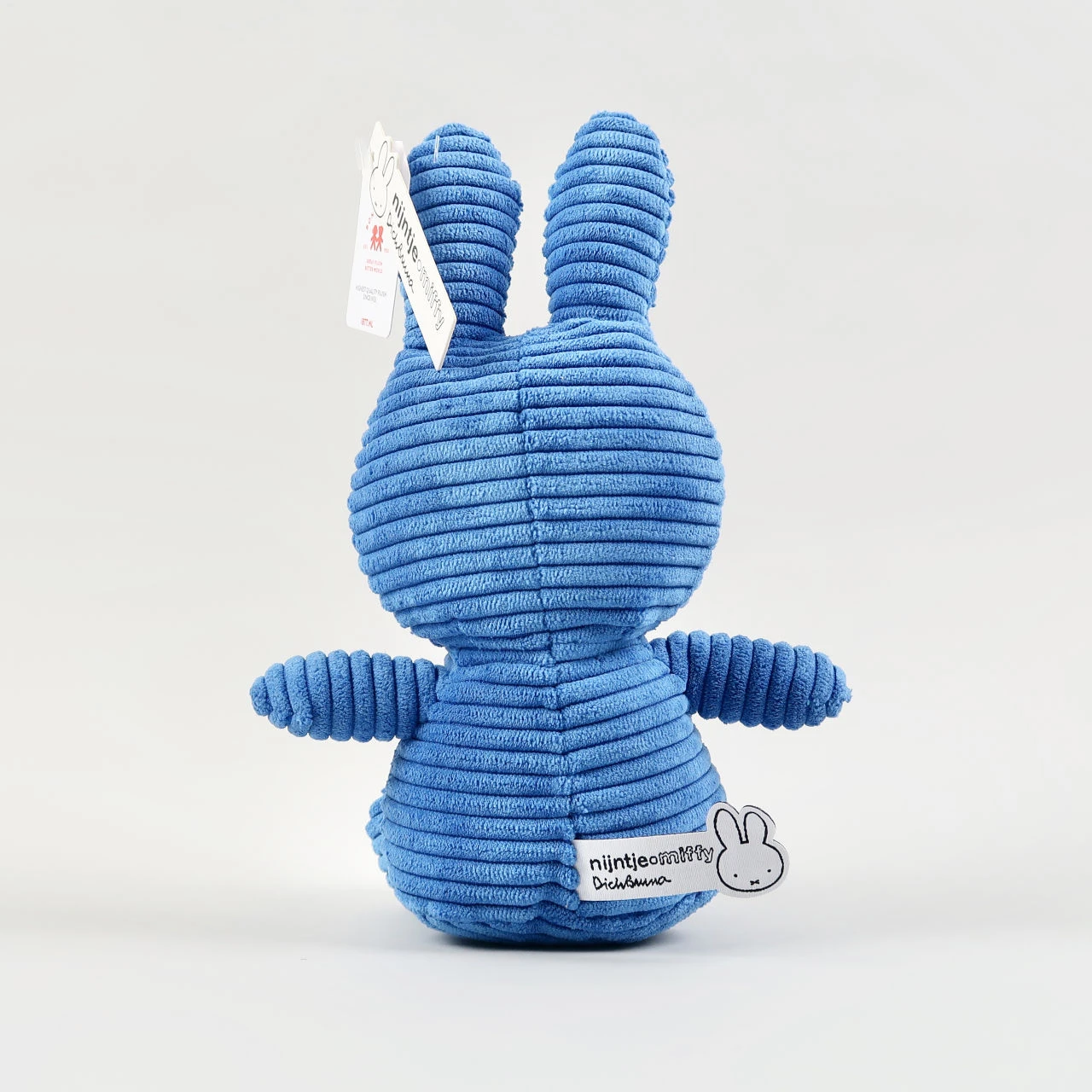 Miffy Corduroy Cobalt Miffy - Medium Toy 6 Miffy Corduroy Cobalt Miffy - Medium Toy