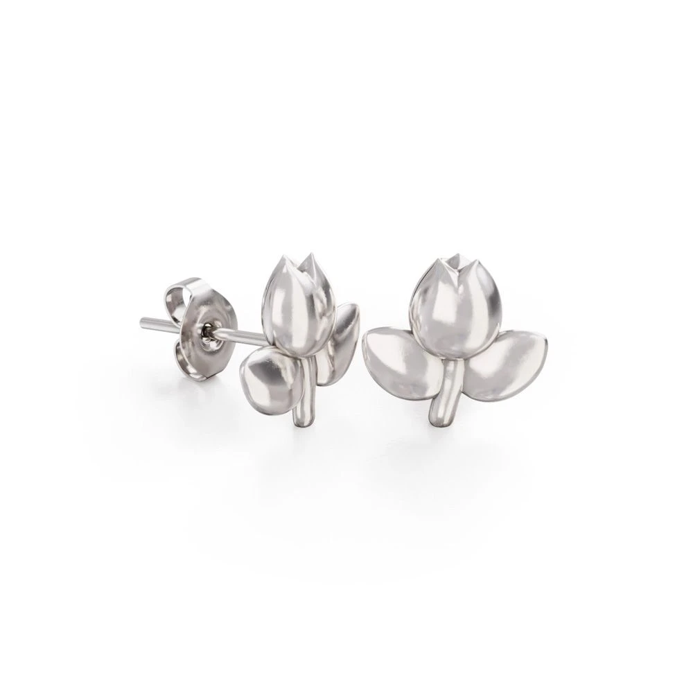 Miffy Miffy Tulip Stud Earrings Sterling Silver 3 Miffy Miffy Tulip Stud Earrings Sterling Silver