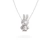 Miffy Miffy Sterling Silver Flower Body Necklace 1 Miffy Miffy Sterling Silver Flower Body Necklace