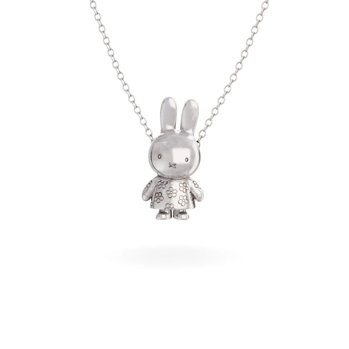 Miffy Miffy Sterling Silver Flower Body Necklace 3 Miffy Miffy Sterling Silver Flower Body Necklace