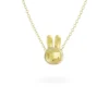 Miffy Miffy Medium 18ct Gold Vermeil Head Necklace 2 Miffy Miffy Medium 18ct Gold Vermeil Head Necklace