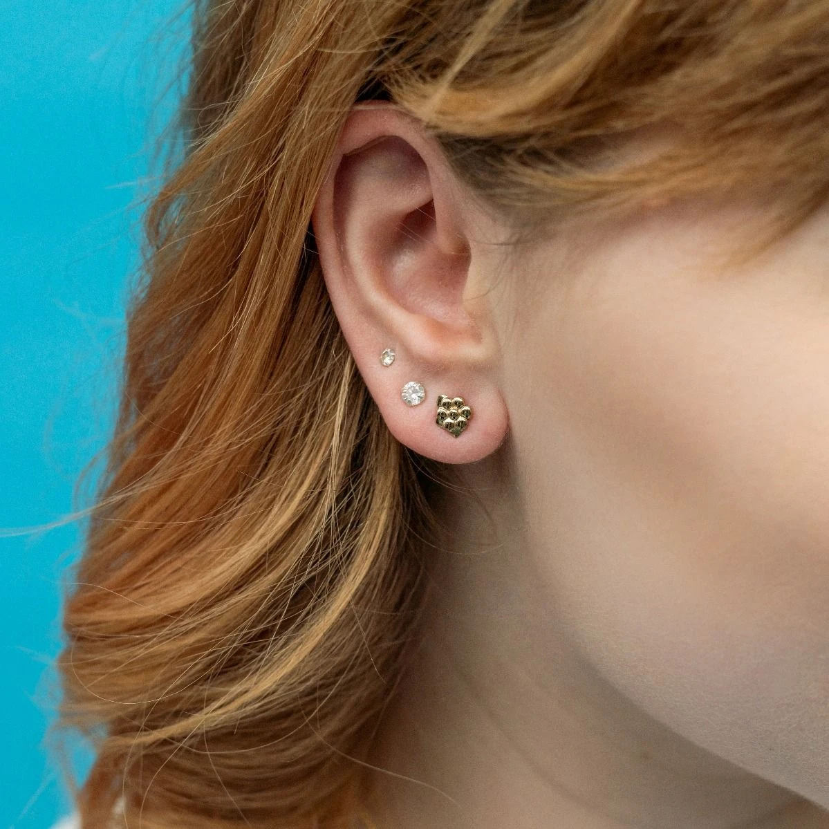 Miffy Miffy Daisy Stud Earrings 18ct Gold Vermeil 4 Miffy Miffy Daisy Stud Earrings 18ct Gold Vermeil