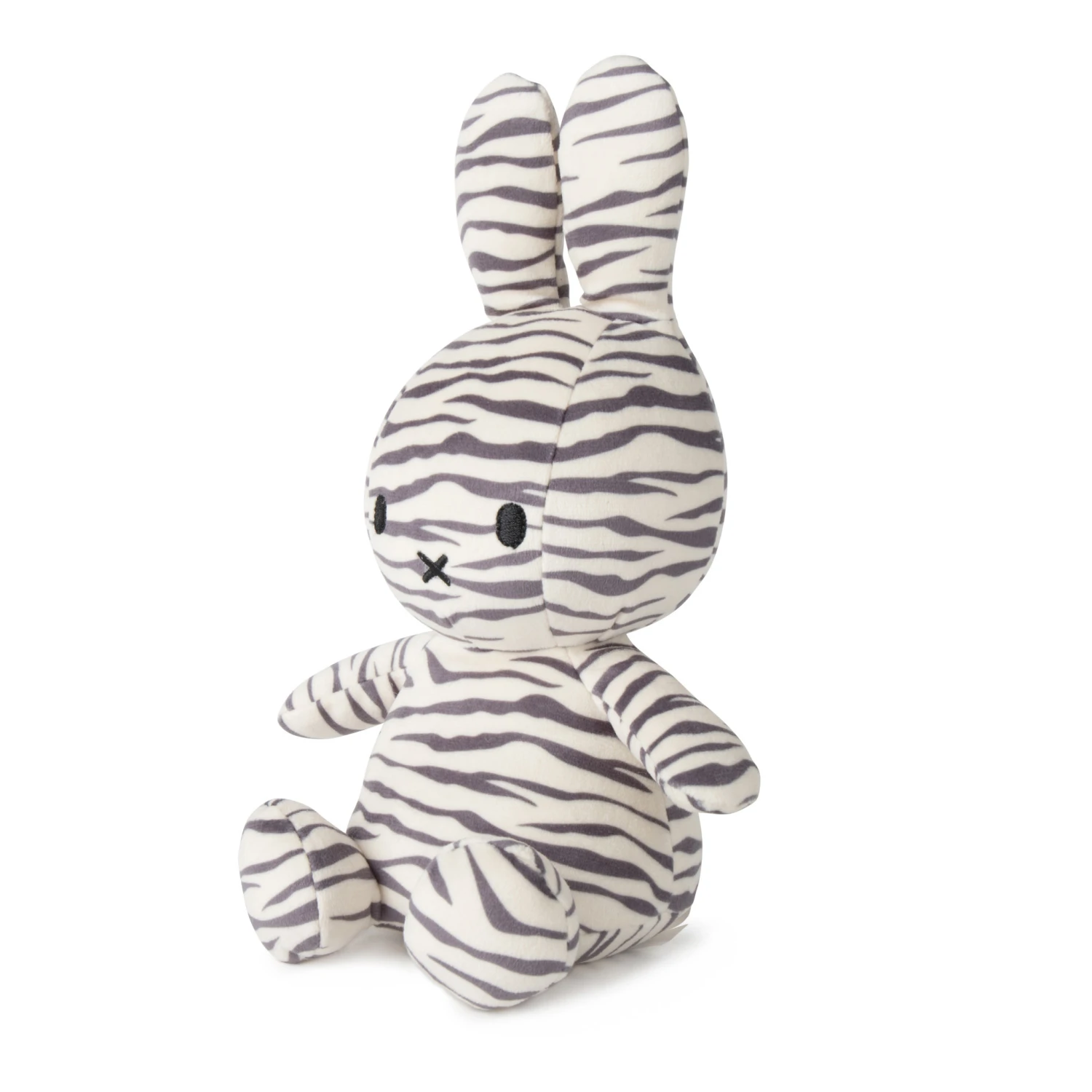 Miffy Miffy Sitting All-Over Zebra Print 23cm 4 Miffy Miffy Sitting All-Over Zebra Print 23cm