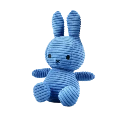 Miffy Corduroy Cobalt Miffy - Medium Toy