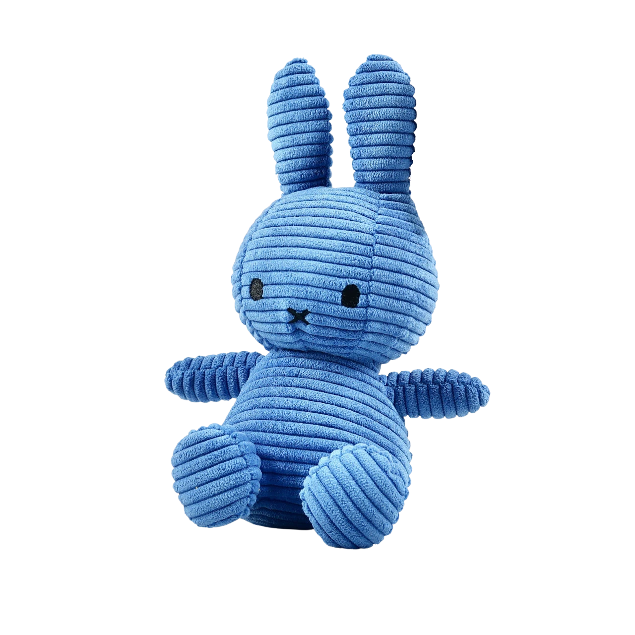 Miffy Corduroy Cobalt Miffy - Medium Toy 3 Miffy Corduroy Cobalt Miffy - Medium Toy