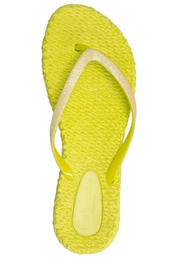 Ilse Jacobsen Lime Cheerful Glitter Flip Flops 4 Ilse Jacobsen Lime Cheerful Glitter Flip Flops