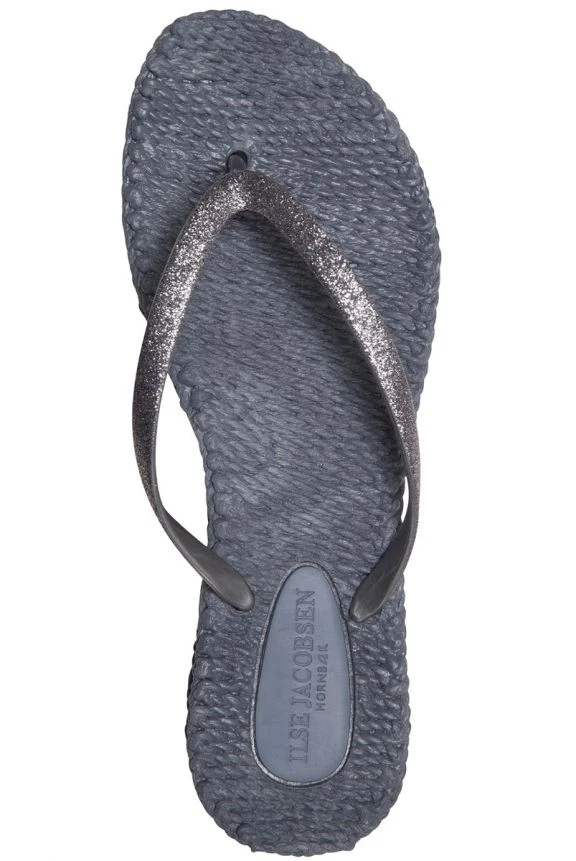 Ilse Jacobsen Grey Cheerful Glitter Flip Flops 4 Ilse Jacobsen Grey Cheerful Glitter Flip Flops