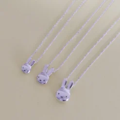 Miffy Miffy Medium 18ct Gold Vermeil Head Necklace