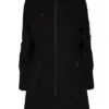 Ilse Jacobsen Rain37L Long Raincoat - Black 2 Ilse Jacobsen Rain37L Long Raincoat - Black