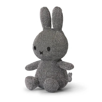 Miffy 23cm Glitter Sparkle Miffy Silver 4 Miffy 23cm Glitter Sparkle Miffy Silver