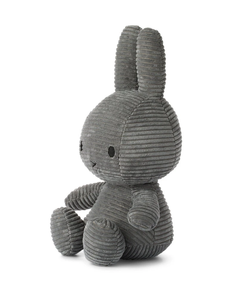 Miffy Miffy Gray Sitting Corduroy 33cm 4 Miffy Miffy Gray Sitting Corduroy 33cm
