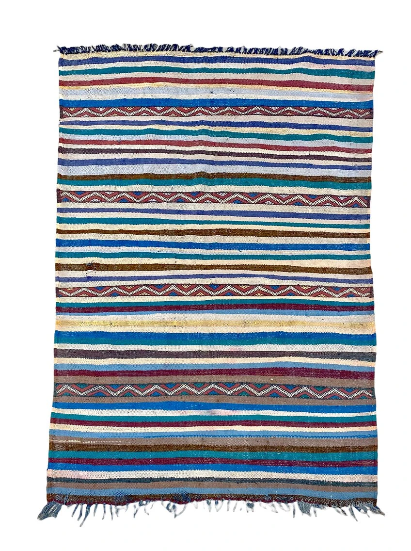 escape Vintage Boucherouite Kilim 185 125 3 escape Vintage Boucherouite Kilim 185 125