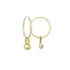 Miffy Miffy Mini 18ct Gold Vermeil Head Hoop Earrings 1 Miffy Miffy Mini 18ct Gold Vermeil Head Hoop Earrings