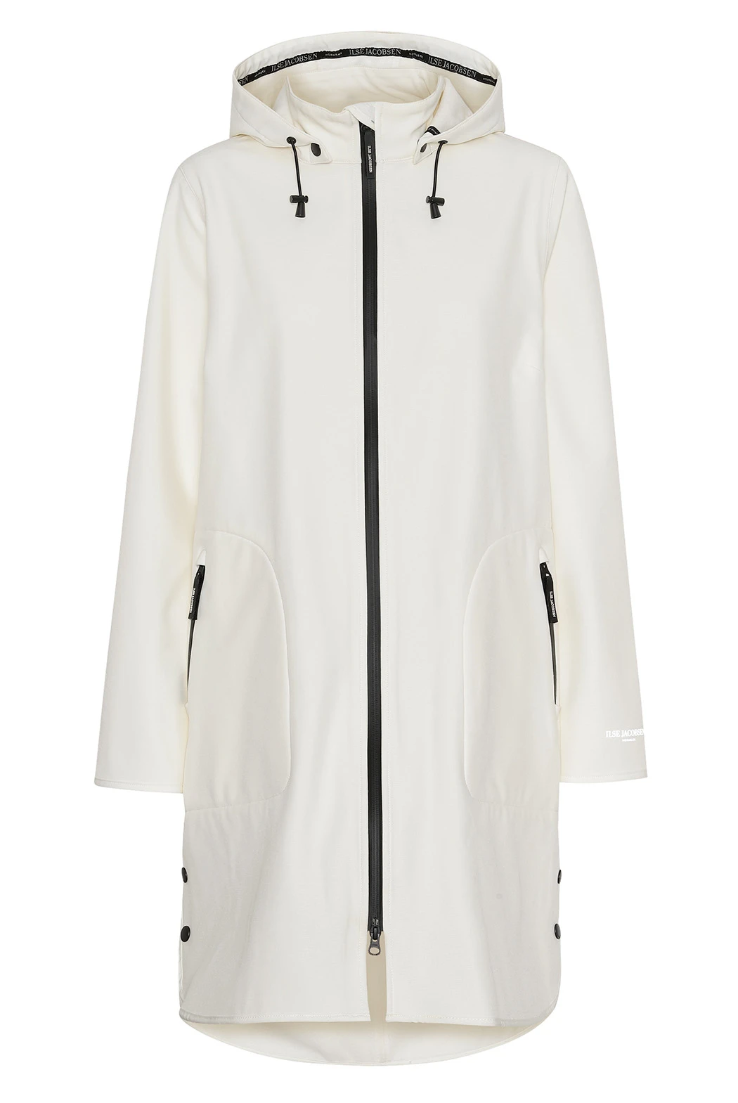 Ilse Jacobsen RAIN128 Raincoat - White Sugar 3 Ilse Jacobsen RAIN128 Raincoat - White Sugar