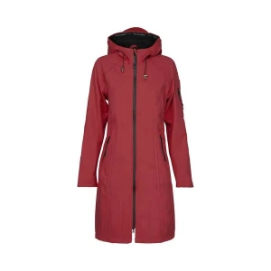 Ilse Jacobsen Dark Red Ilse Jacobsen Long Rhubarb Raincoat 37L 3 Ilse Jacobsen Dark Red Ilse Jacobsen Long Rhubarb Raincoat 37L