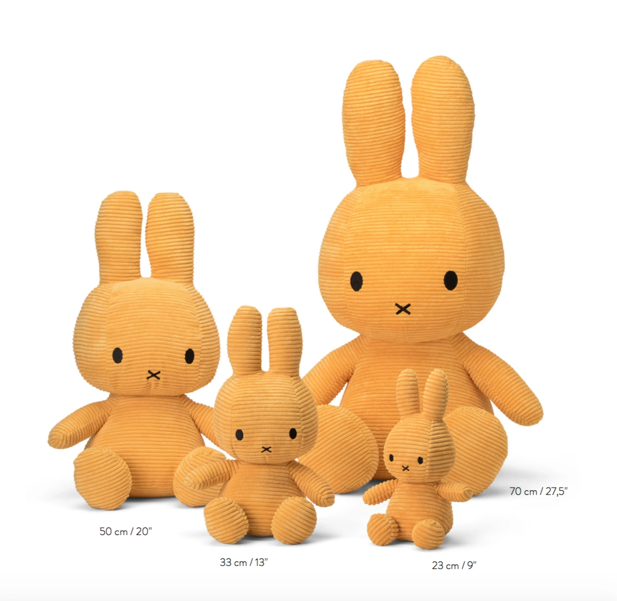 Miffy Corduroy White - Mega 5 Miffy Corduroy White - Mega