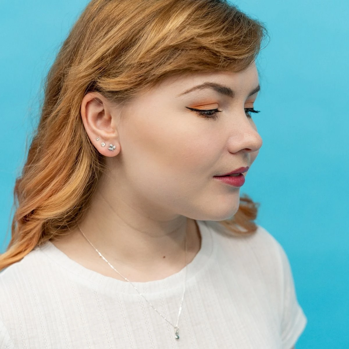 Miffy Miffy Tulip Stud Earrings Sterling Silver 5 Miffy Miffy Tulip Stud Earrings Sterling Silver