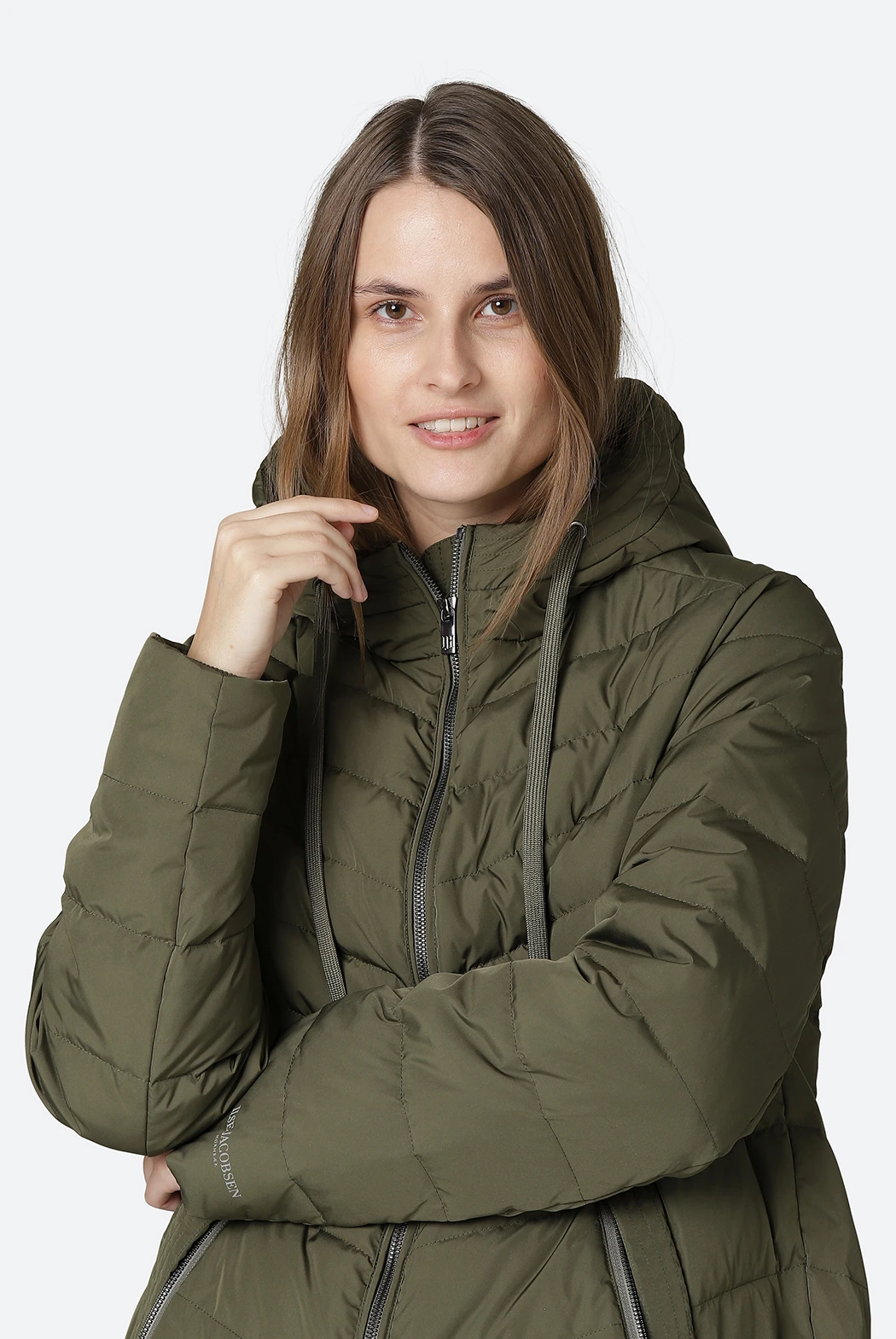 Ilse Jacobsen PEPPY01 Down Raincoat - Army 5 Ilse Jacobsen PEPPY01 Down Raincoat - Army