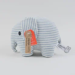 Miffy Denim Stripe Elephant Toy