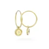 Miffy Miffy 18ct Gold Vermeil Button Hoop Earrings 1 Miffy Miffy 18ct Gold Vermeil Button Hoop Earrings