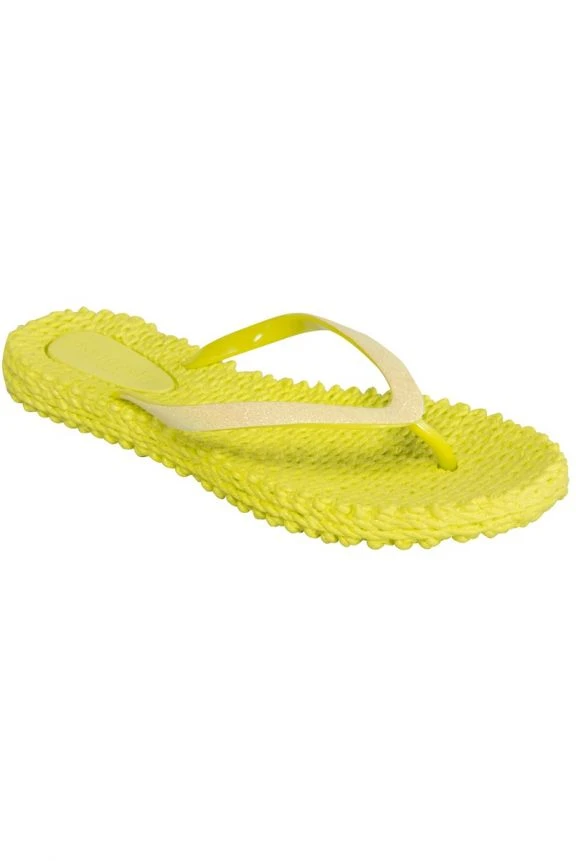 Ilse Jacobsen Lime Cheerful Glitter Flip Flops 6 Ilse Jacobsen Lime Cheerful Glitter Flip Flops