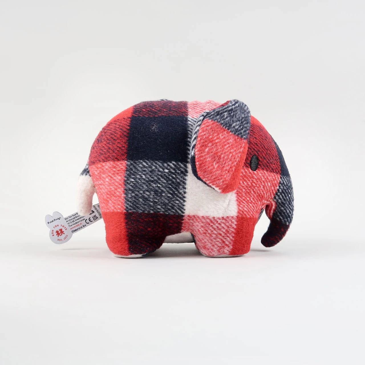 Miffy Red and Blue Checked Elephant – Small 4 Miffy Red and Blue Checked Elephant – Small