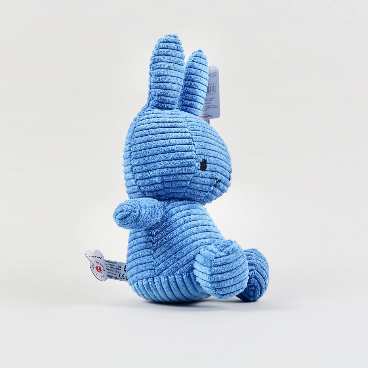 Miffy Corduroy Cobalt Miffy - Medium Toy 5 Miffy Corduroy Cobalt Miffy - Medium Toy