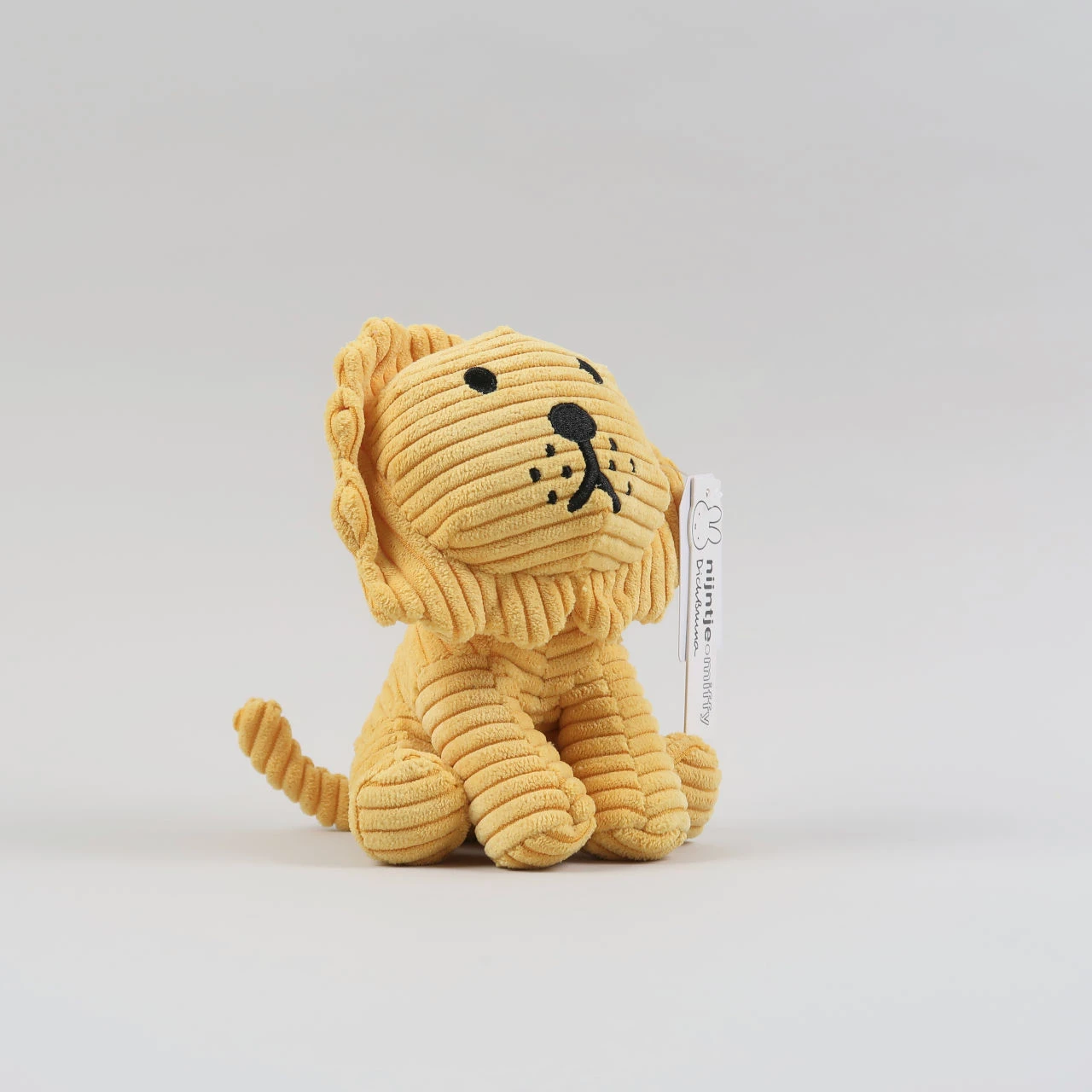 Miffy Corduroy Yellow Lion - Medium Toy 4 Miffy Corduroy Yellow Lion - Medium Toy
