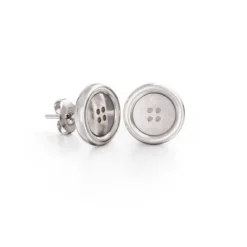 Miffy Miffy Button Stud Earrings Sterling Silver
