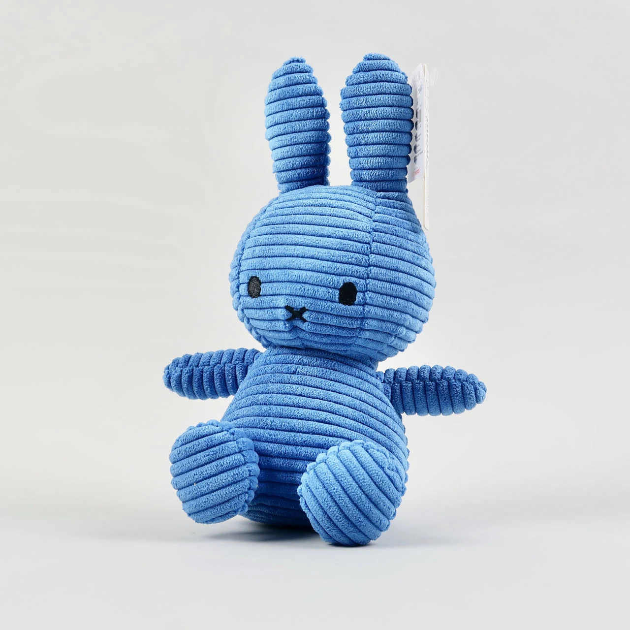 Miffy Corduroy Cobalt Miffy - Medium Toy 4 Miffy Corduroy Cobalt Miffy - Medium Toy