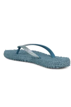 Ilse Jacobsen Lichen Blue Cheerful Glitter Flip Flops