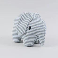 Miffy Denim Stripe Elephant Toy