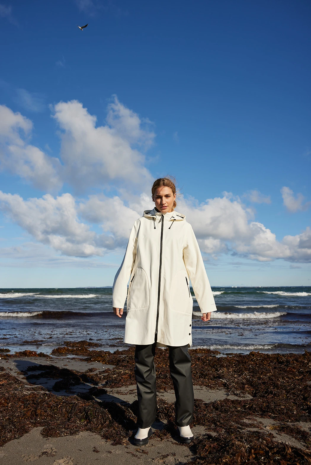 Ilse Jacobsen RAIN128 Raincoat - White Sugar 7 Ilse Jacobsen RAIN128 Raincoat - White Sugar