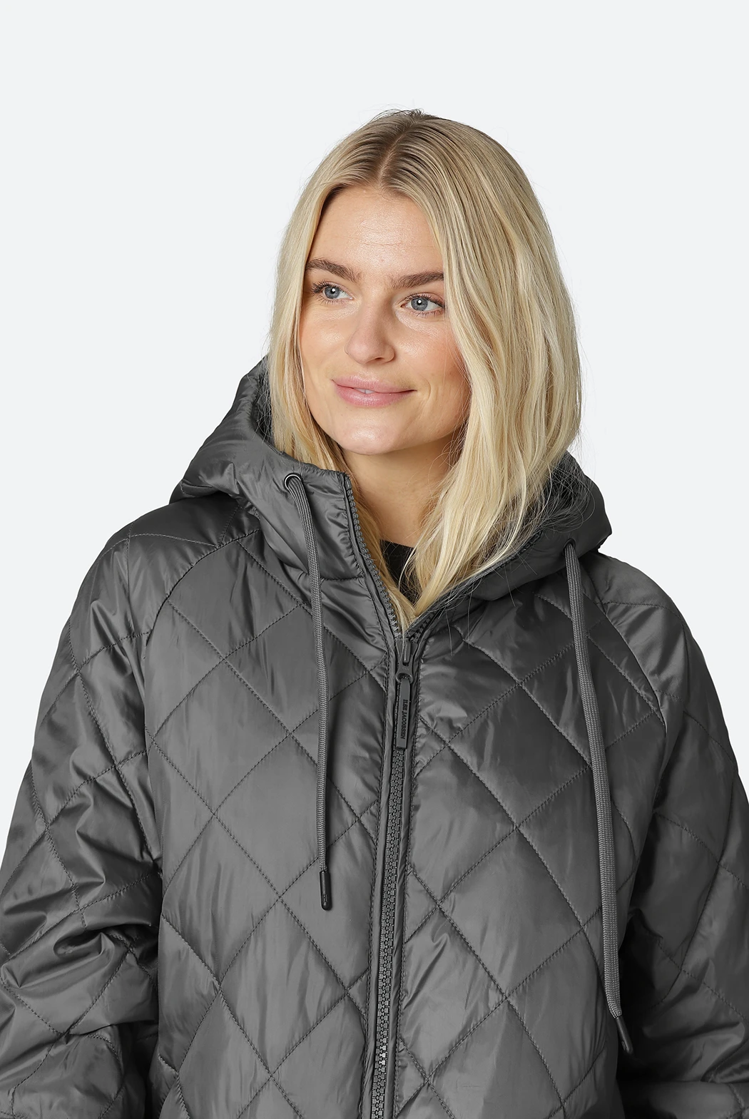 Ilse Jacobsen AERIAL01 Padded Raincoat - Dark Shadow 5 Ilse Jacobsen AERIAL01 Padded Raincoat - Dark Shadow
