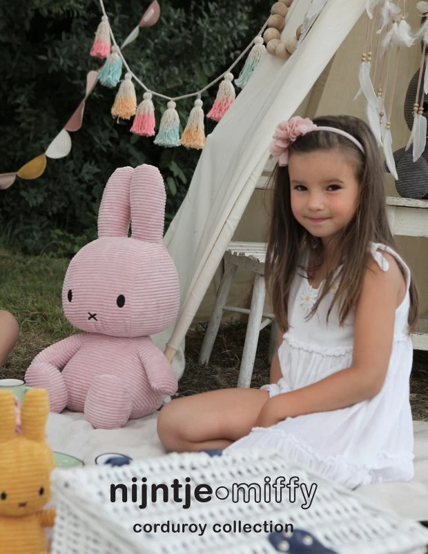 Miffy Corduroy White - Mega 6 Miffy Corduroy White - Mega