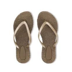 Ilse Jacobsen Cub Brown Cheerful Glitter Flip Flops