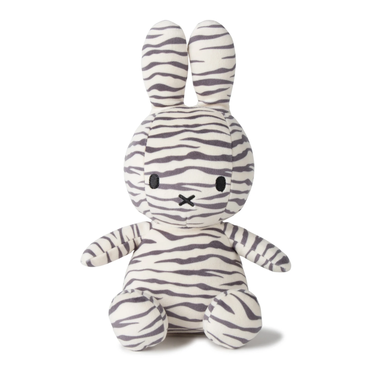 Miffy Miffy Sitting All-Over Zebra Print 23cm 3 Miffy Miffy Sitting All-Over Zebra Print 23cm