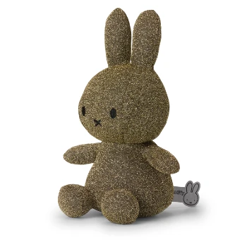 Miffy 23cm Glitter Sparkle Miffy Gold 4 Miffy 23cm Glitter Sparkle Miffy Gold